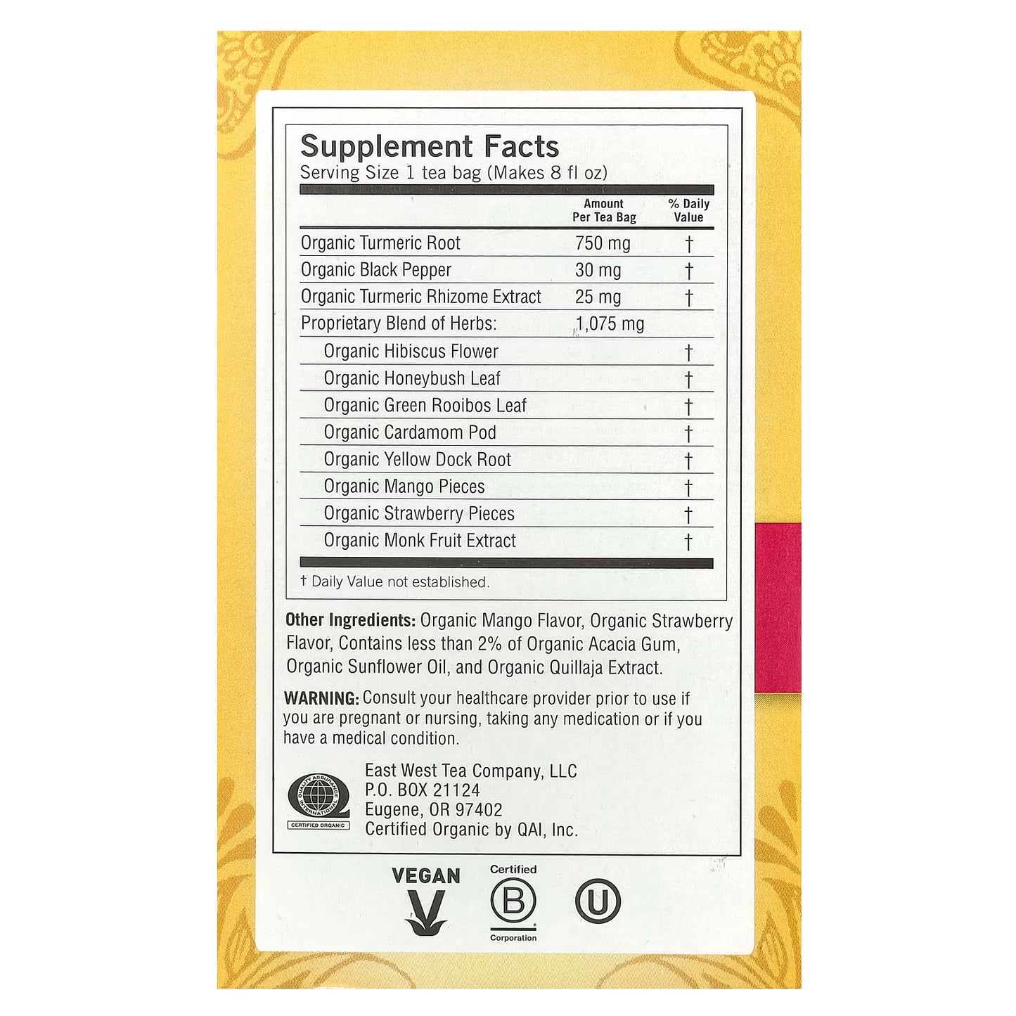 Yogi Tea  Digestive Support Sweet Strawberry Supports Healthy Digestion 16 tea bags