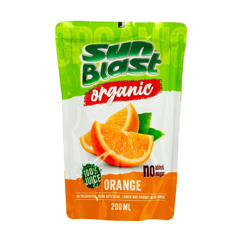 Sun Blast Organic Orange Juice 200ml