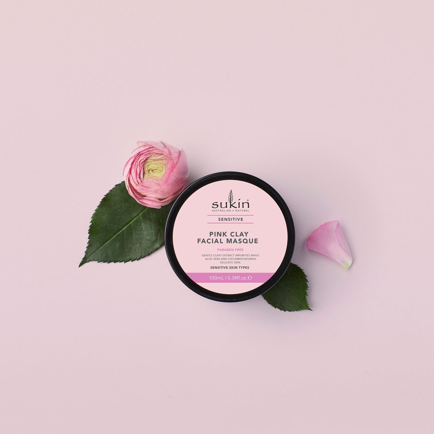 Sukin Pink Clay Facial Masque 100ML