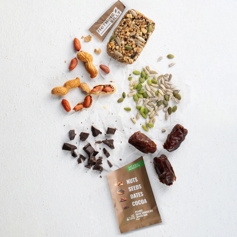 Nothing Silly Peanut Dark Chocolate 40g