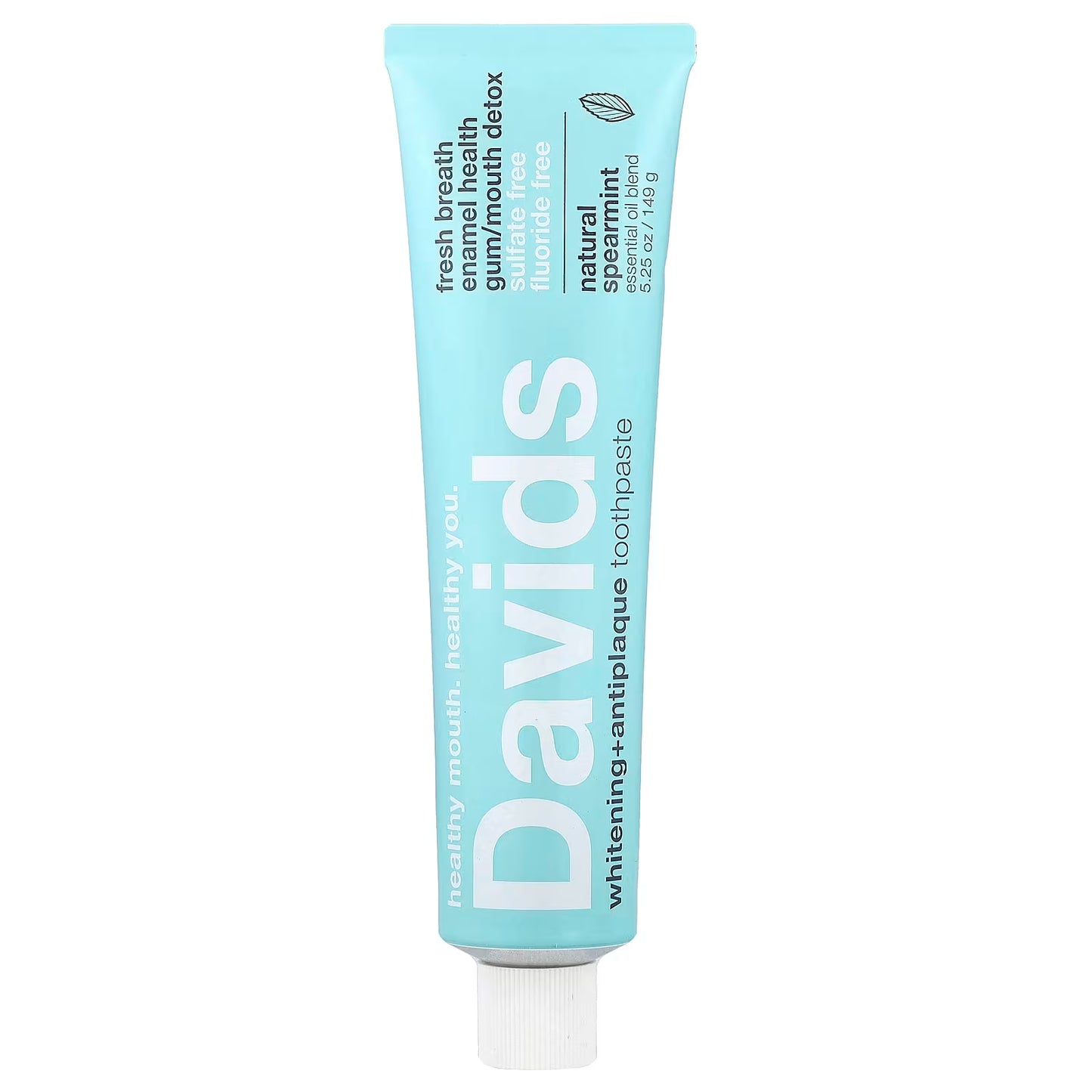 Davids Premium Whitening + Anti-plaque Toothpaste / Spearmint 149g