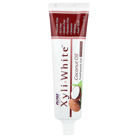 NOW Solutions Xyliwhite Coconut Oil Toothpaste Gel with mint 181 G