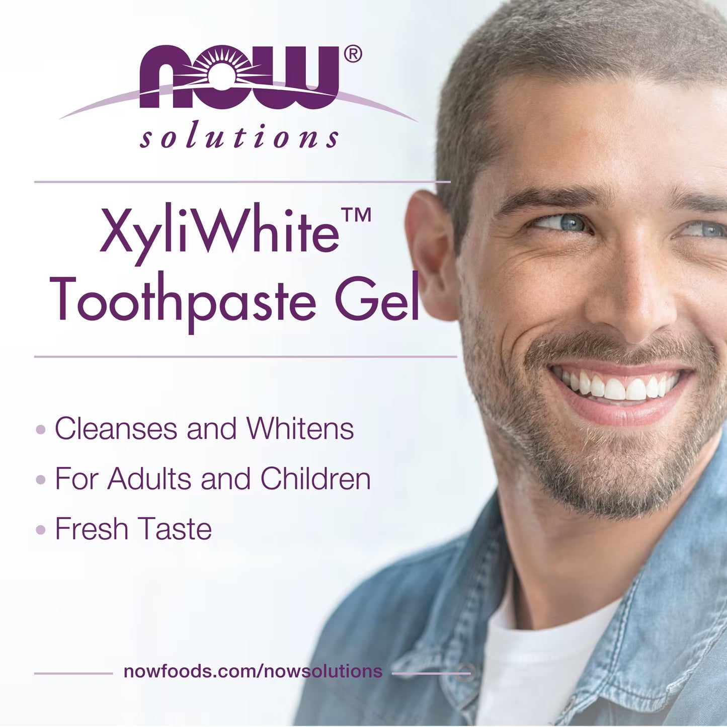 NOW Solutions Xyliwhite Coconut Oil Toothpaste Gel with mint 181 G
