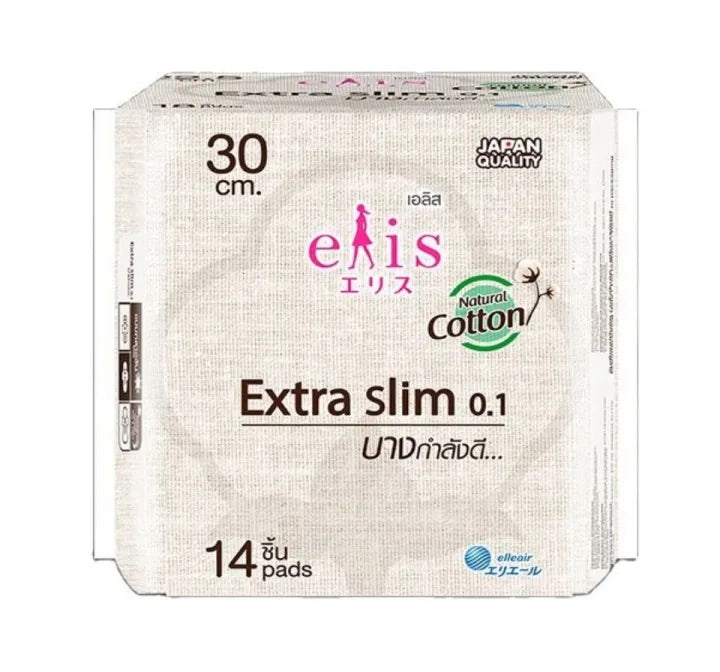 Elis Extra Slim 0.1 Cotton Plus 30cm 14 Pads