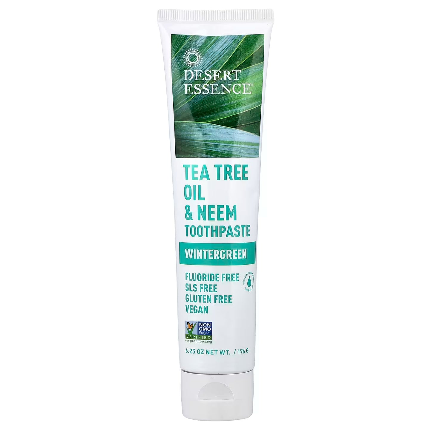 DESERT ESSENCE TEA TREE OIL & NEEM TOOTHPASTE - WINTERGREEN 176 G