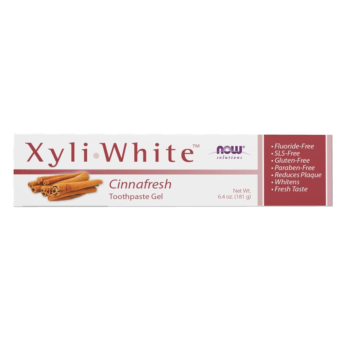 NOW SOLUTION XyliWhite™ Cinnafresh Toothpaste Gel 181 G