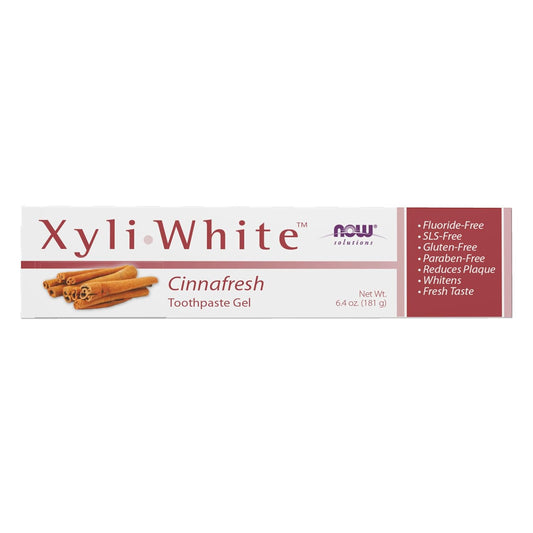 NOW SOLUTION XyliWhite™ Cinnafresh Toothpaste Gel 181 G
