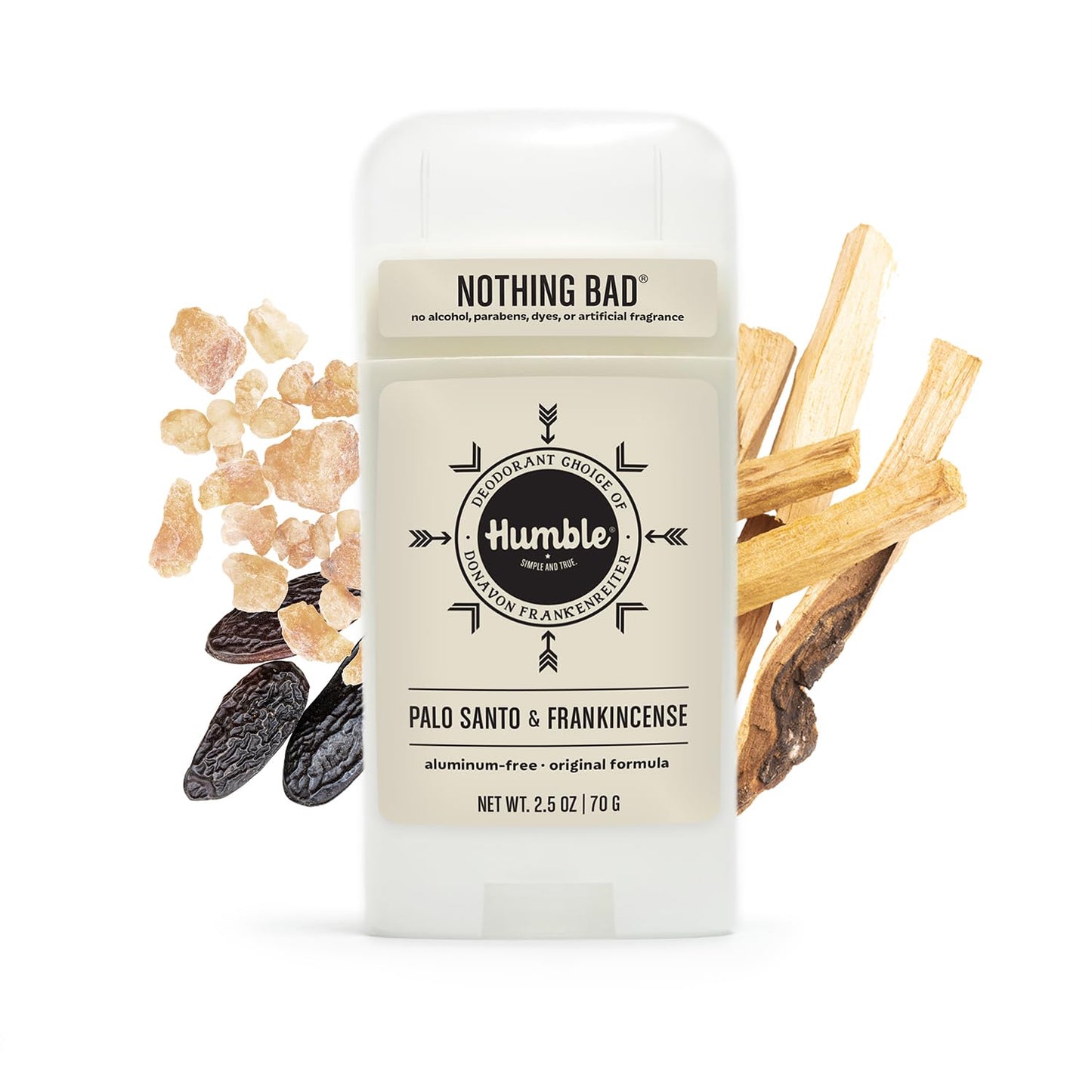 Humble Palo Santo & Frankincense Aluminum Free Deodorant 70 g