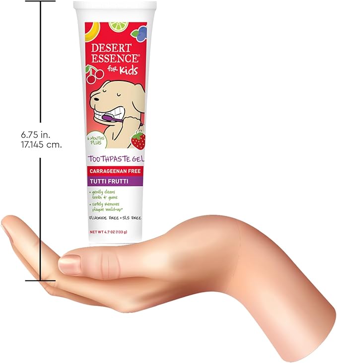 DESERT ESSENCE TUTTI FRUTTI KIDS TOOTHPASTE GEL 133G