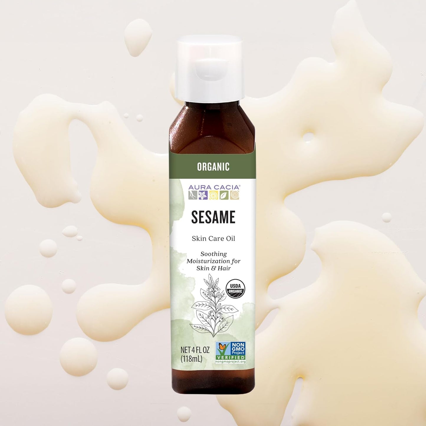 AURA CACIA Sesame Skin Care Oil 118 ML