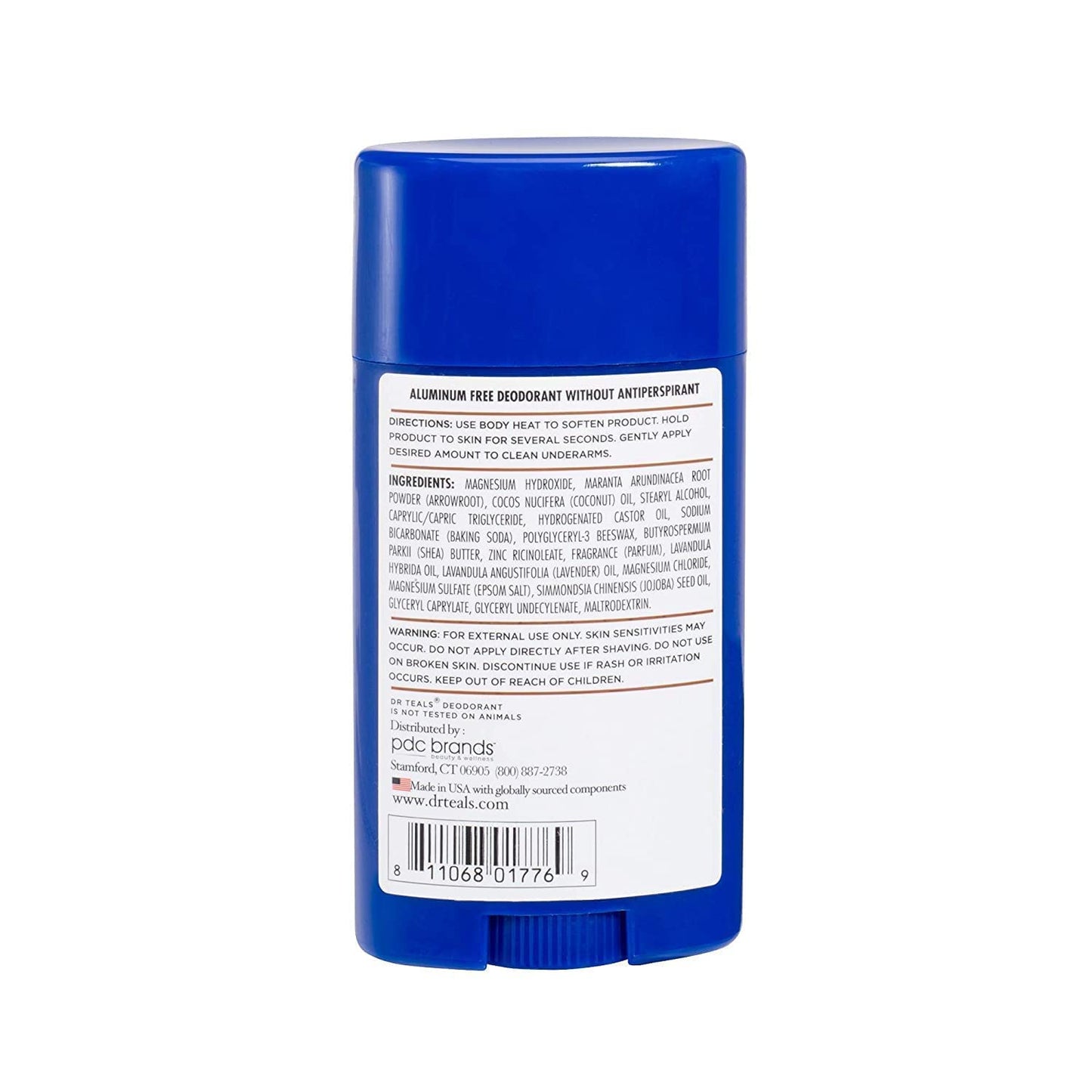 Dr Teal's Aluminum Free Deodorant with Coconut Oil 75 g