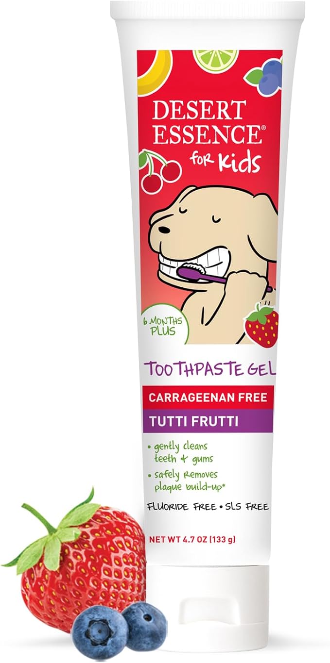 DESERT ESSENCE TUTTI FRUTTI KIDS TOOTHPASTE GEL 133G