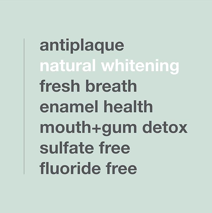 Davids Premium Toothpaste Whitening Antiplaque fresh breath / Natural Mint + Charcoal 50g