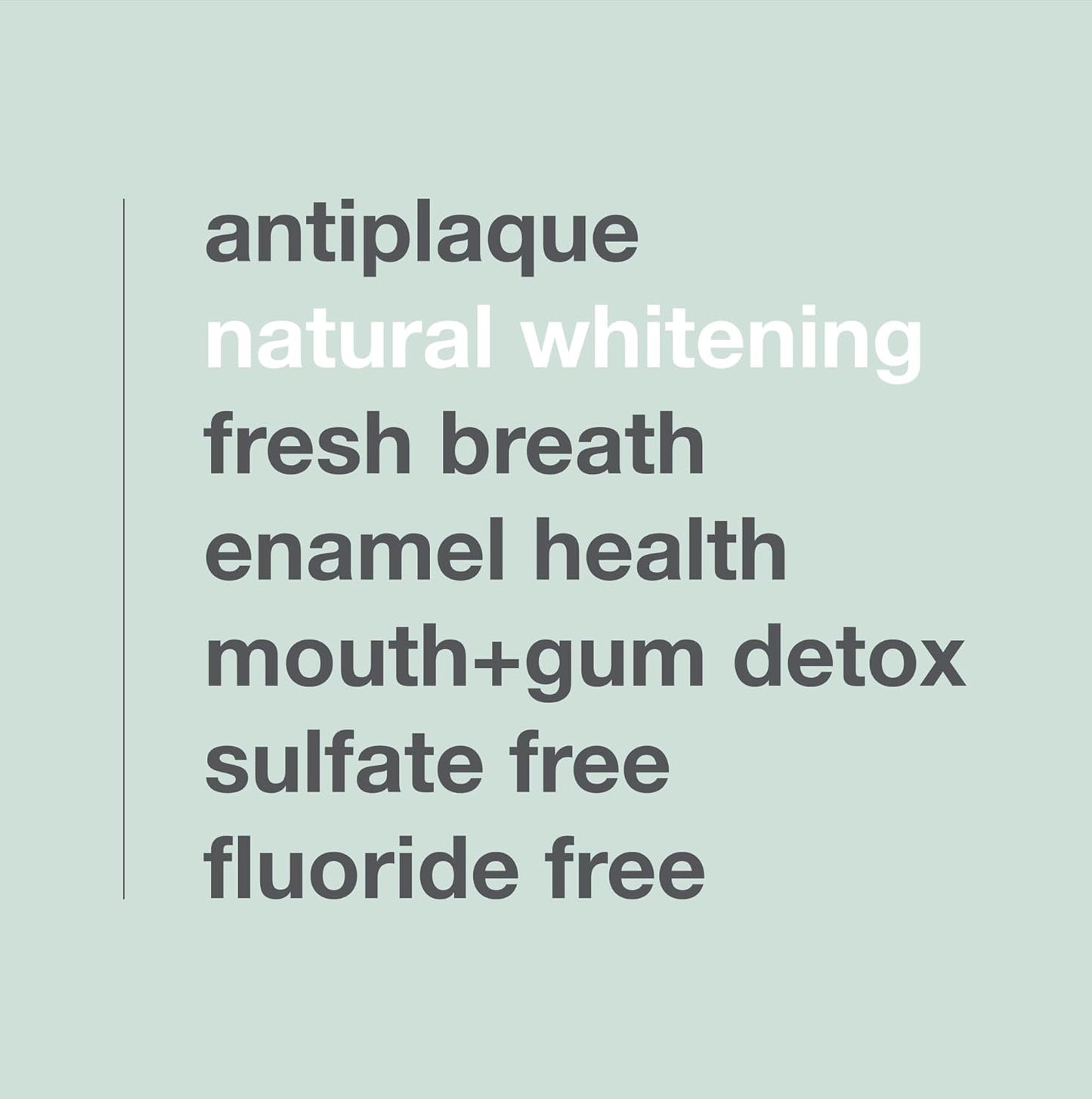 Davids Premium Toothpaste Whitening Antiplaque fresh breath / Natural Mint + Charcoal 50g