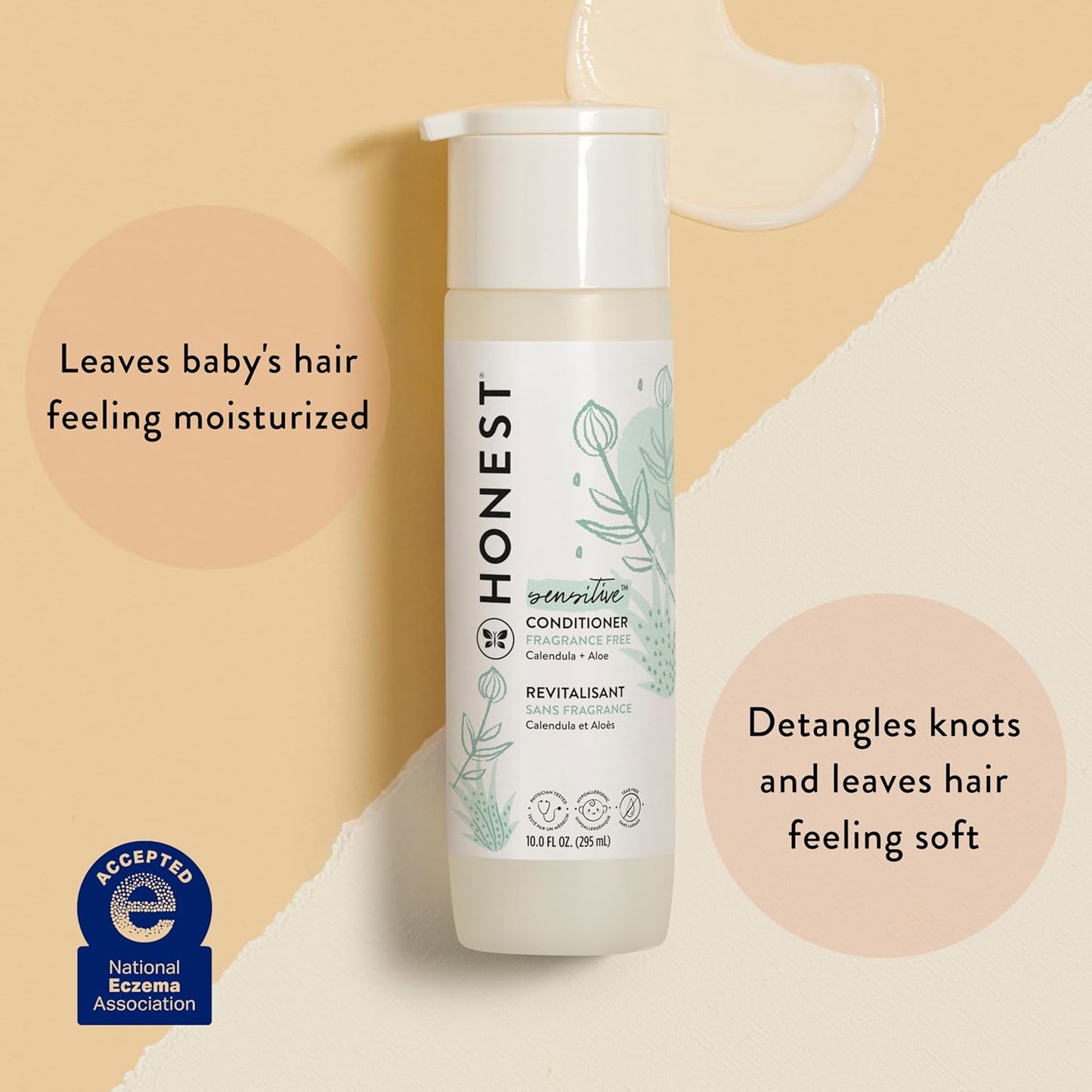 Honest Sensitive Conditioner Fragrance Free Calendula + Aloe 295 ML