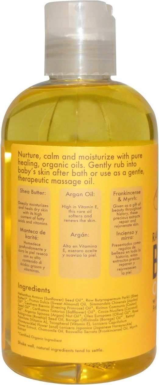 Shea Moisture Baby Oil Rub Raw Shea Chamomile & Argan Oil 237ML