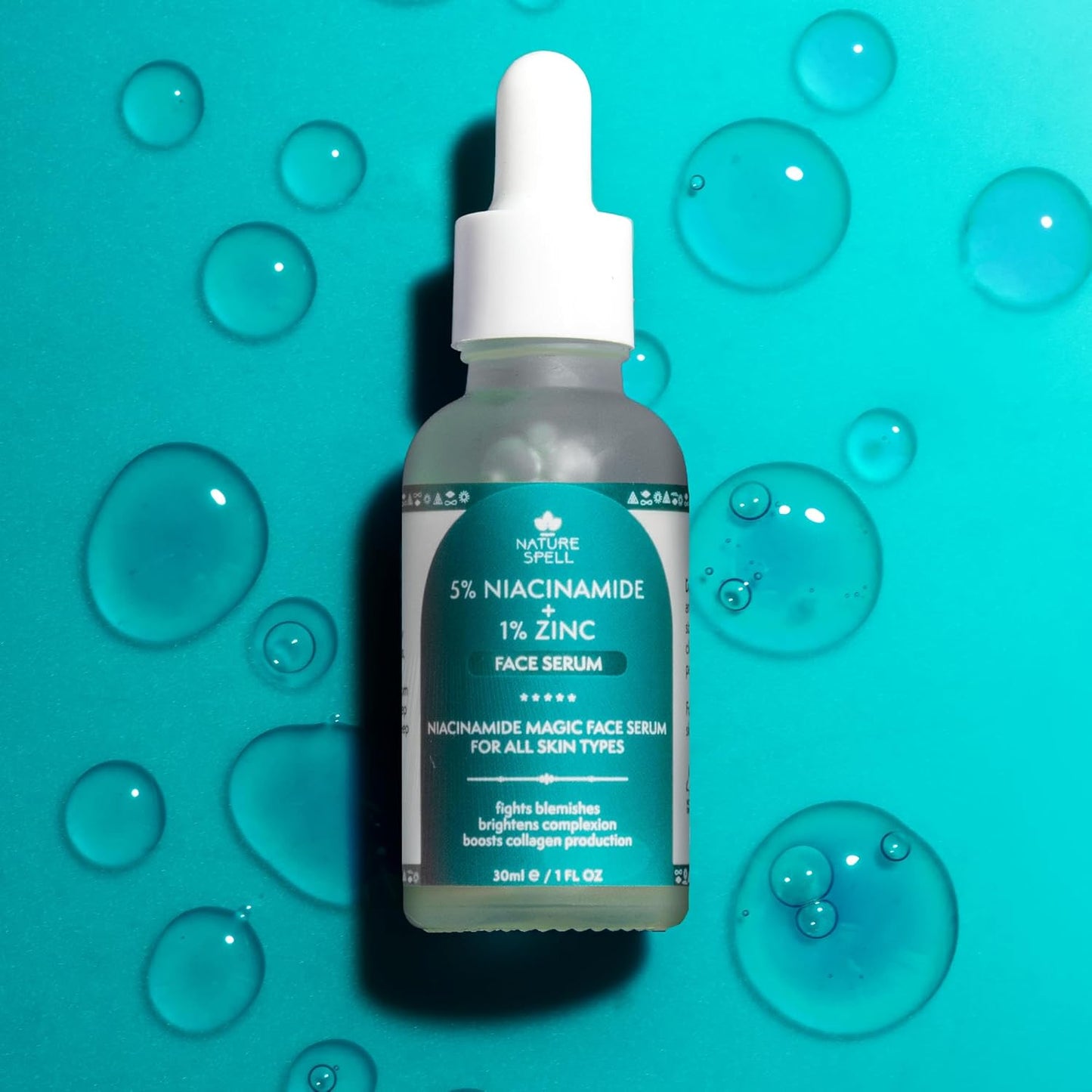 Nature Spell 5% Niacinamide + 1% Zinc – Niacinamide Magic Face Serum 30ML