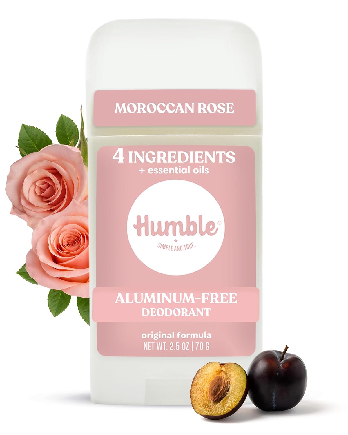 Humble Moroccan Rose Aluminum Free Deodorant 70 g