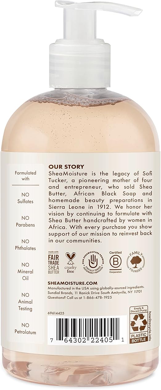 Shea Moisture 100% Virgin Coconut Oil Baby Wash & Shampoo 384 ML