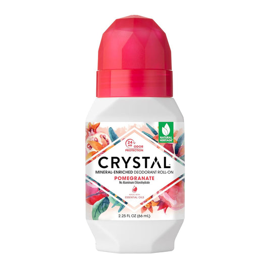 Crystal Mineral Deodorant Roll-On Pomegranate 66ml