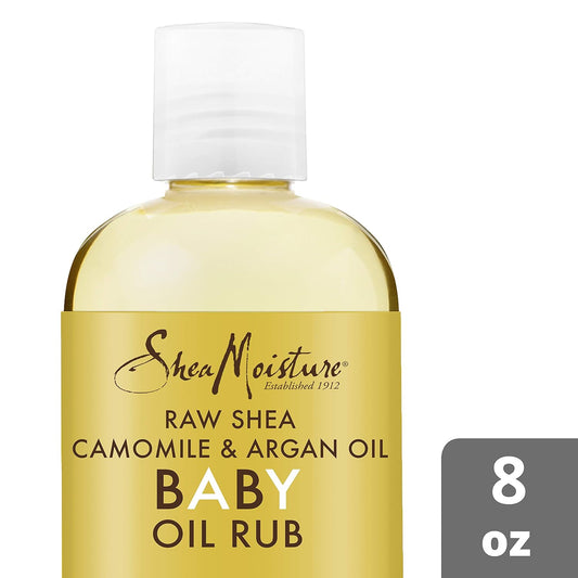 Shea Moisture Baby Oil Rub Raw Shea Chamomile & Argan Oil 237ML