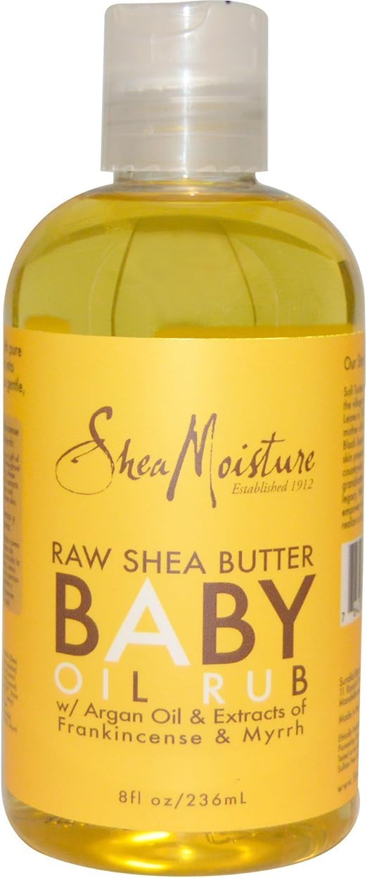 Shea Moisture Baby Oil Rub Raw Shea Chamomile & Argan Oil 237ML