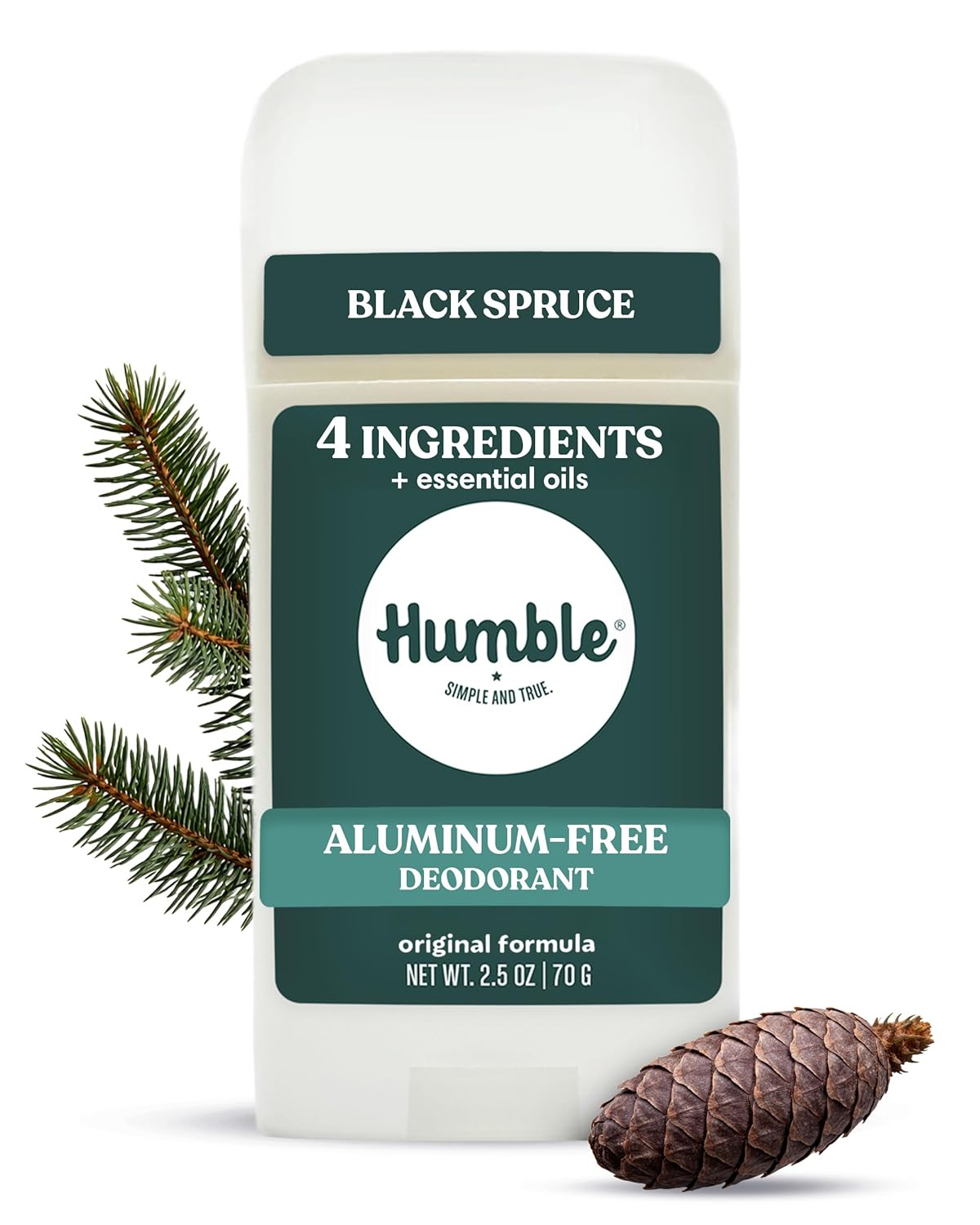 Humble Black Spruce Aluminum Free Deodorant 70 g