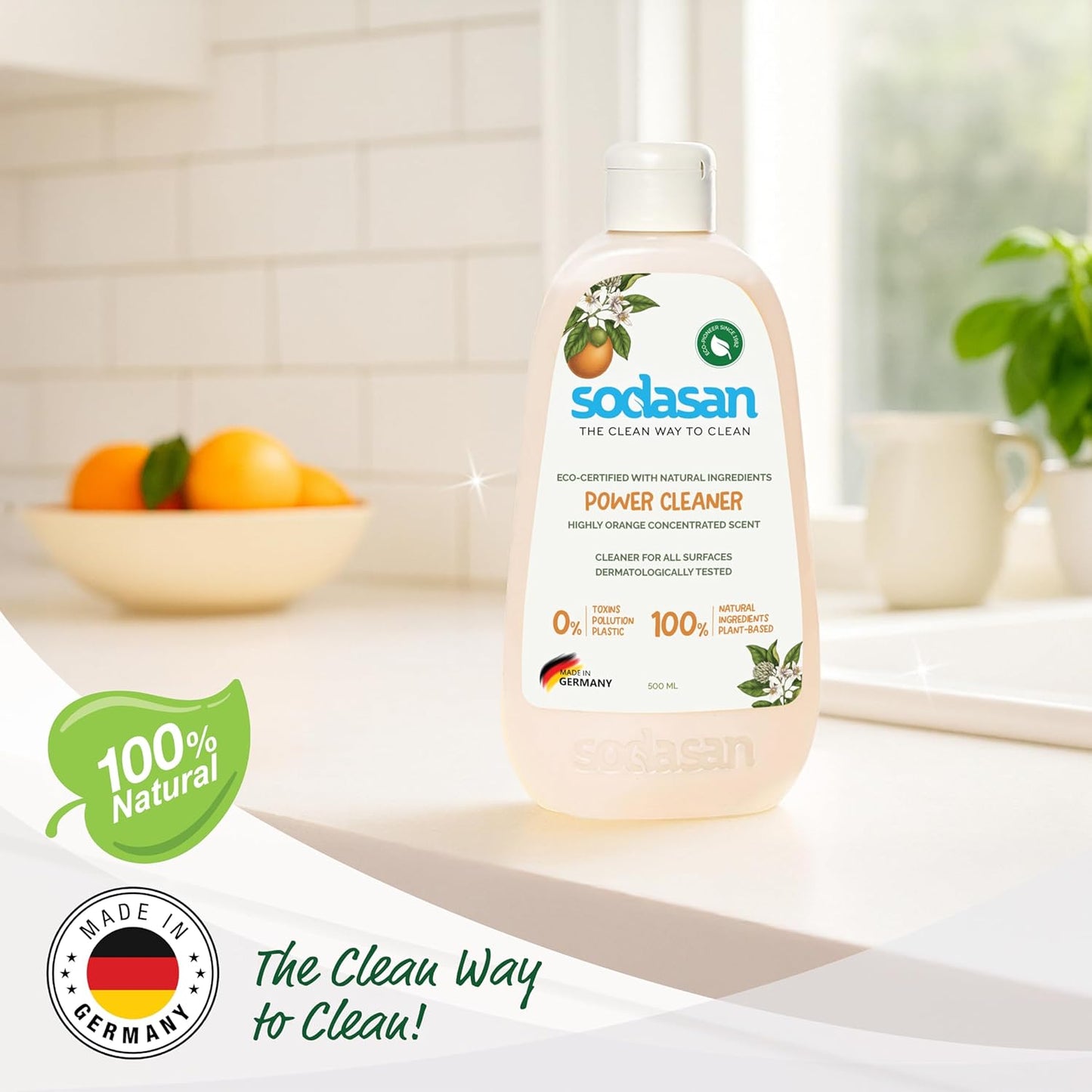 Sodasan 100% Natural Orange Power Cleaner 500g