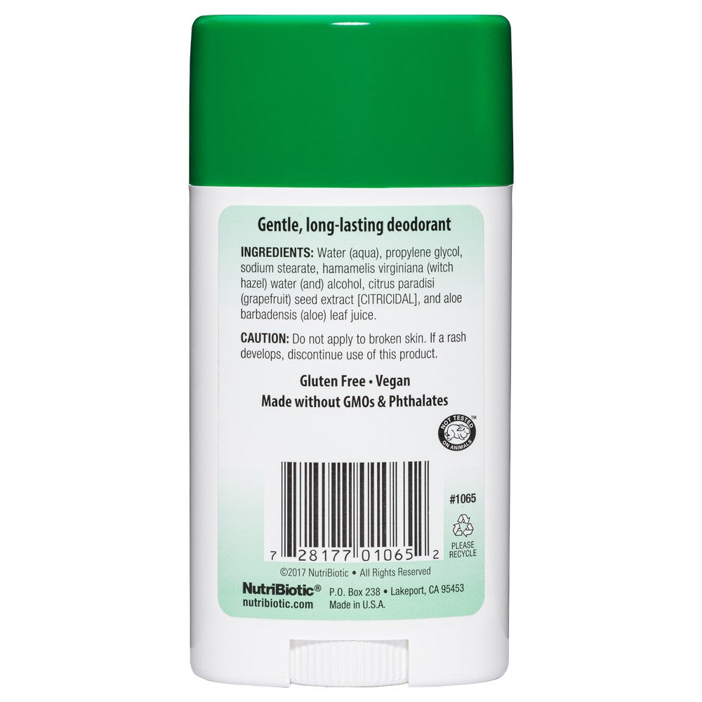 NutriBiotic Unscented with Grapefruit Seed Extract and Aloe 75g