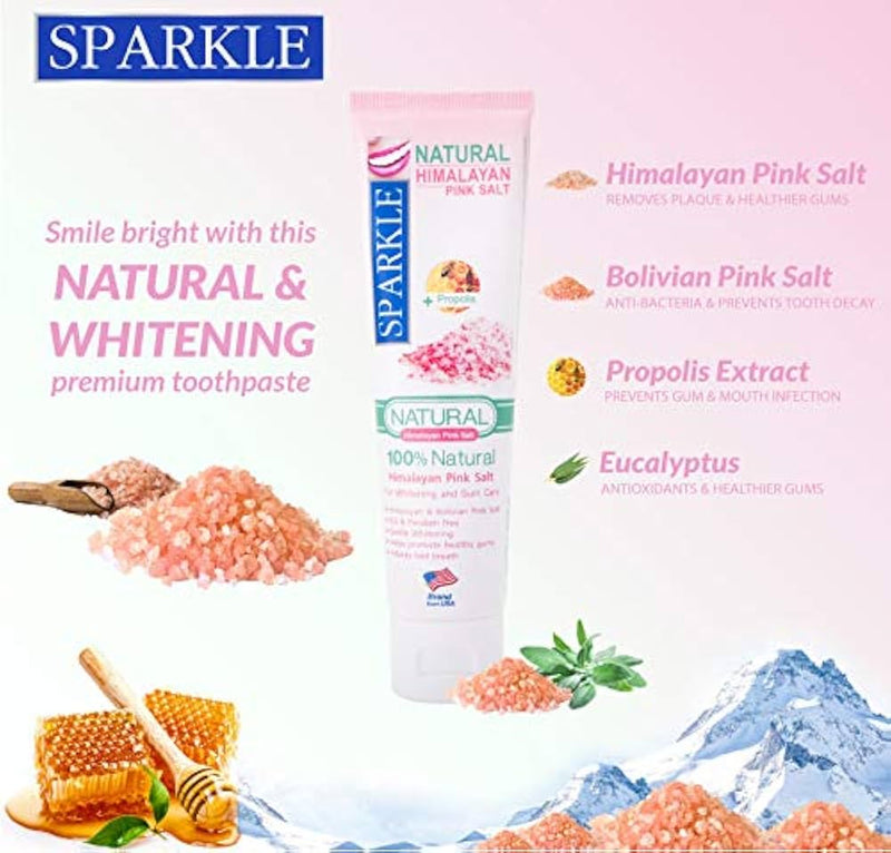 Sparkle Natural Himalayan Pink Salt Toothpaste 100G