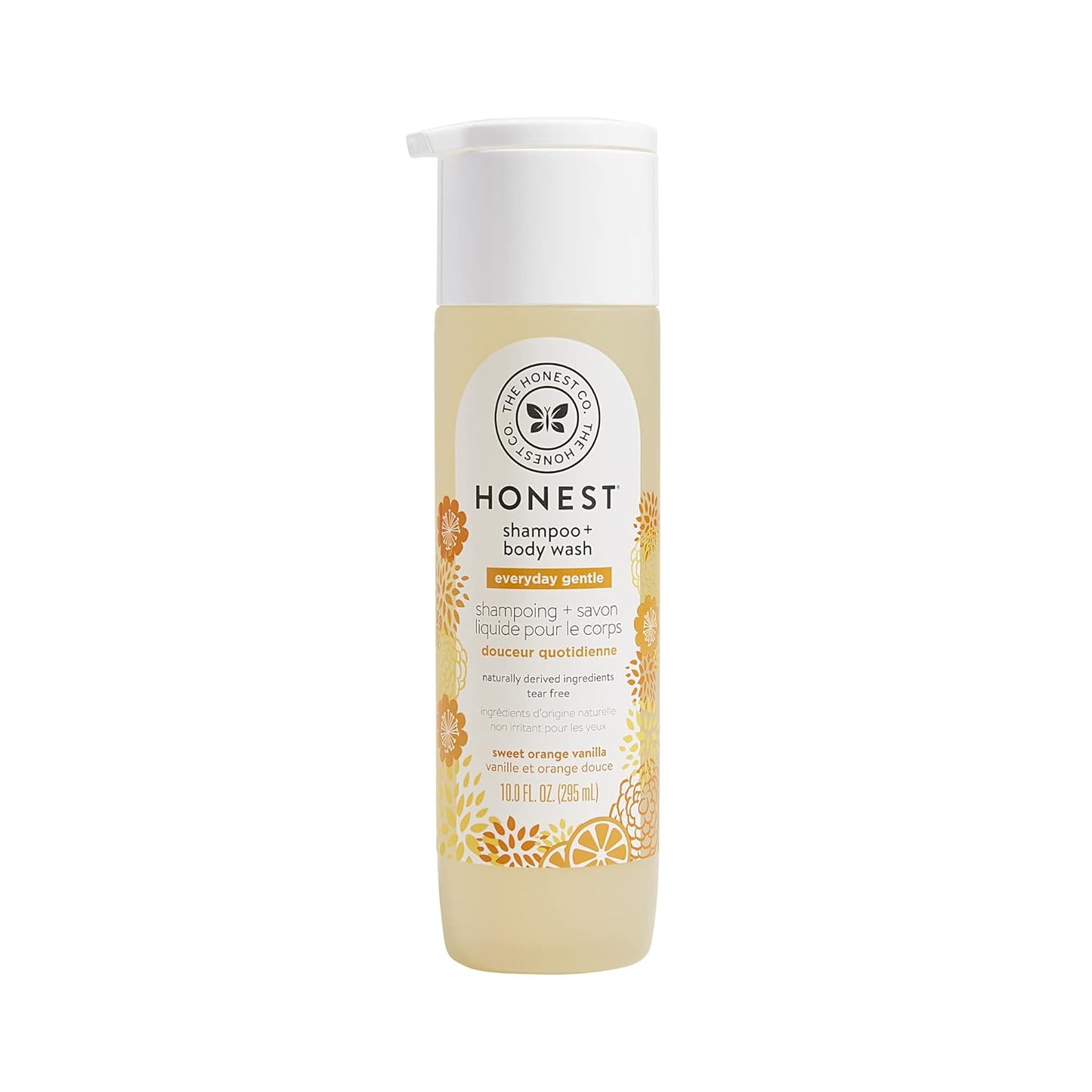 Honest Refresh Shampoo & Body Wash Citrus Vanilla Extracts + Coconut Oil  295 ML