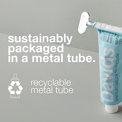 Davids Premium Whitening + Anti-plaque Toothpaste / Spearmint 149g