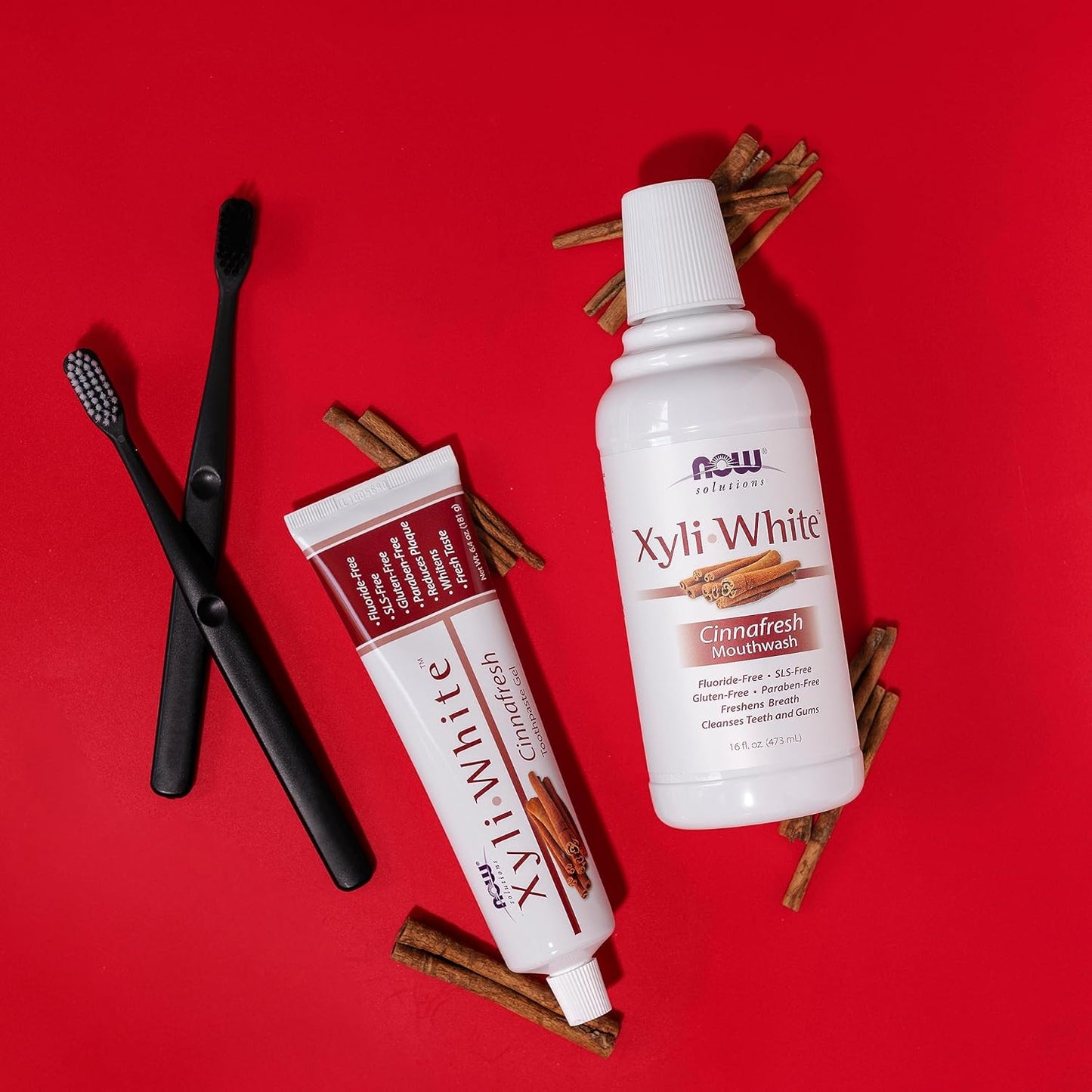 NOW SOLUTION XyliWhite™ Cinnafresh Toothpaste Gel 181 G
