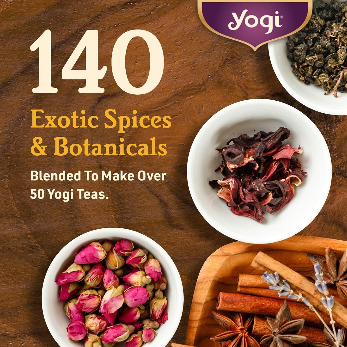 Yogi Green Tea Kombucha Supplies Antioxidants to Support Overall Health 16 Tea Bags