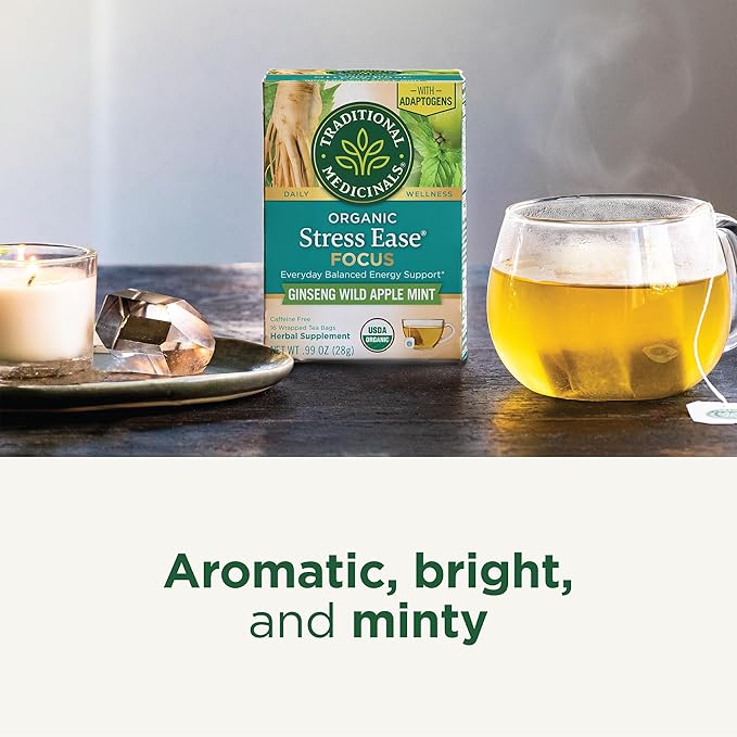 Traditional Medicinals Organic Stress Ease Focus 28g