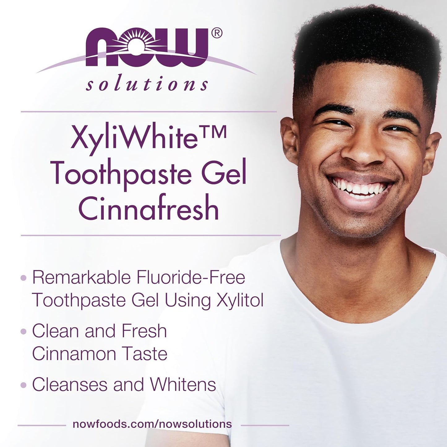 NOW SOLUTION XyliWhite™ Cinnafresh Toothpaste Gel 181 G