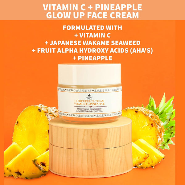 Nature Spell Glow Up Face Cream Vitamin C & Pineapple 100ML