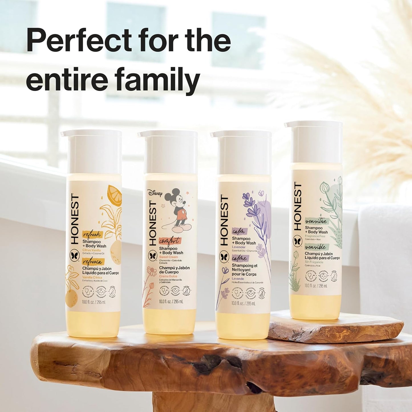 Honest Calm Shampoo & Body wash Lavender Essential Oils + Chamomile 295 ML