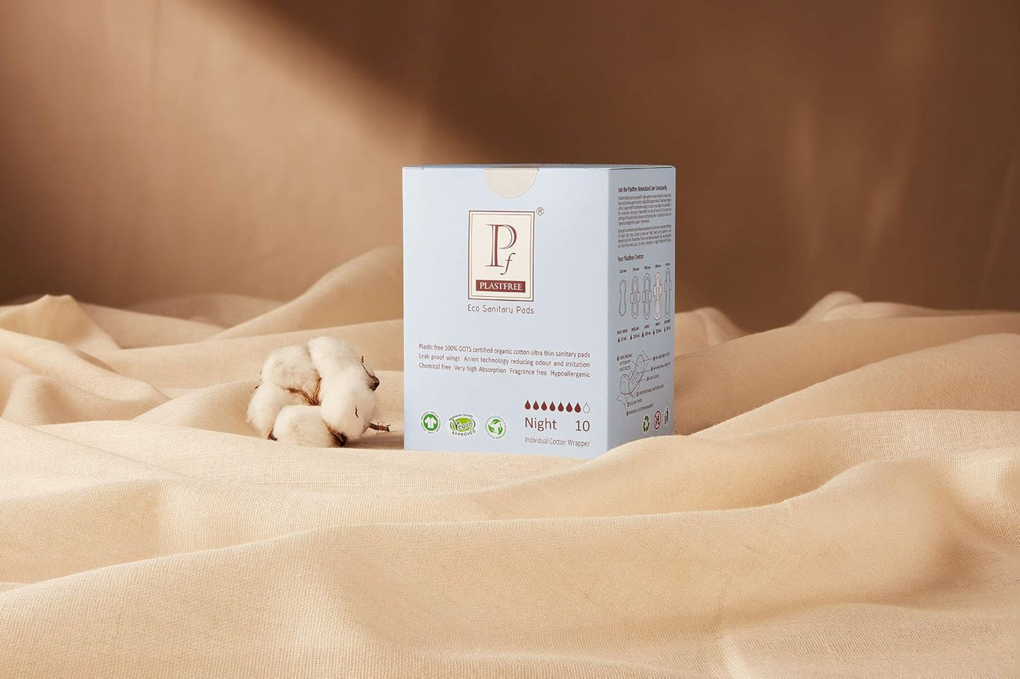 PLASTFREE Night Pads 10 Pads