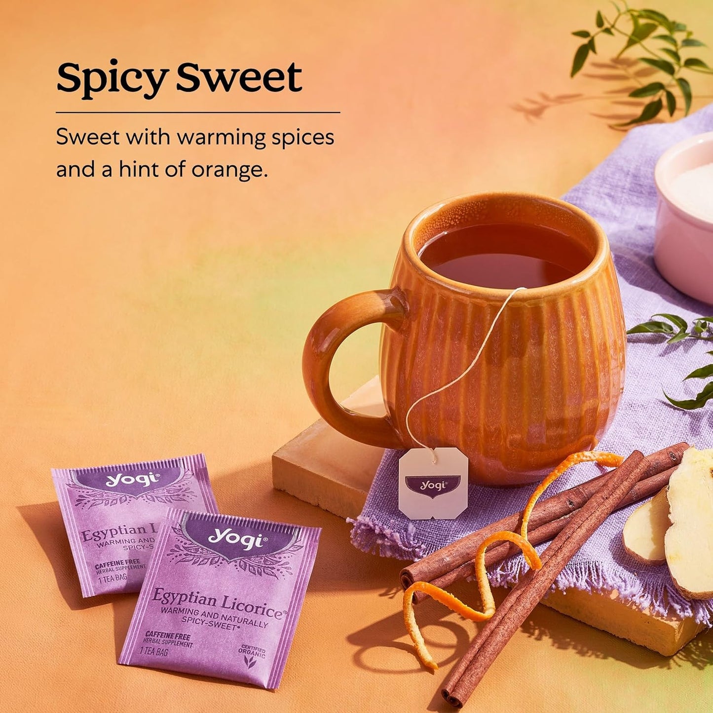 Yogi Tea Egyptian Licorice Warming and Naturally Spicy-Sweet 16 Tea bags