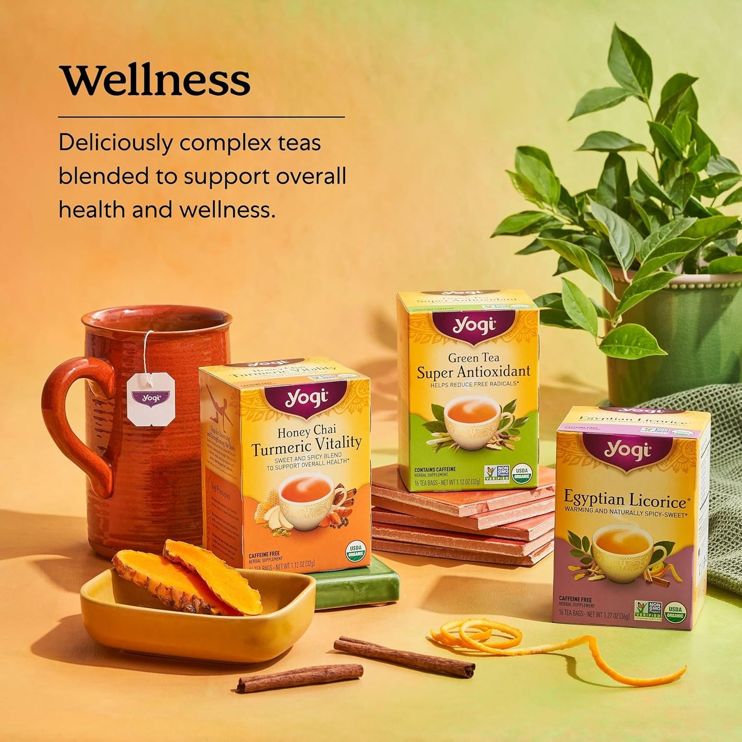 Yogi Tea Raspberry Leaf Supports the Reproductive system 16 Tea bags