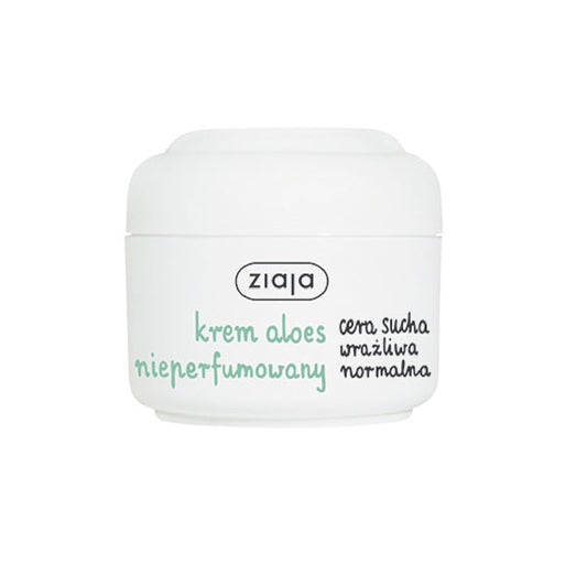 Ziaja Bio Non-Perfumed Aloe Cream for Dry and Sensitive Skin 50ml