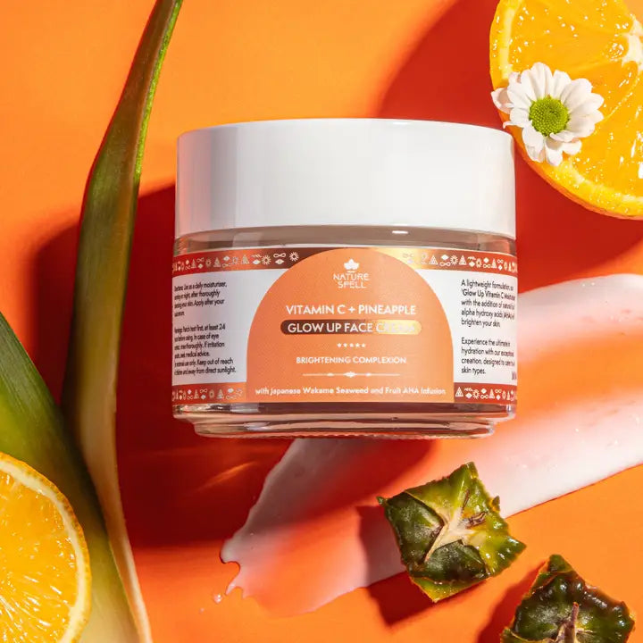 Nature Spell Glow Up Face Cream Vitamin C & Pineapple 100ML