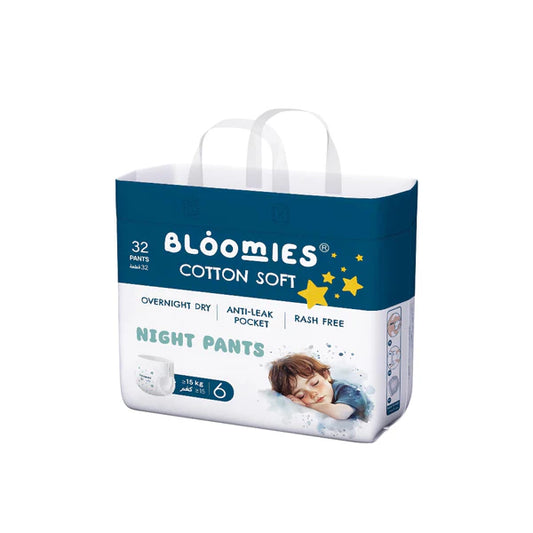 Bloomies Night Pants Size 6 - 32 pcs Cotton Soft