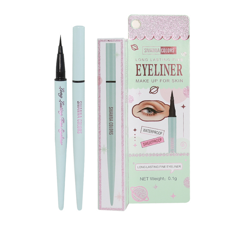 Sivanna Colors Lasting Fine Eyeliner Black 0.8G