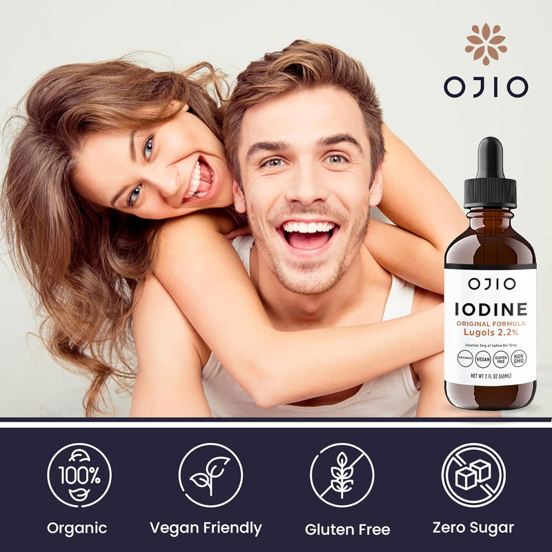 Ojio, Iodine, Lugol's Solution 2% 60 ml