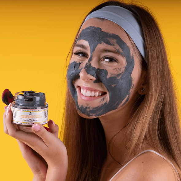 Nature Spell Revitalize Me Activated Charcoal & Honey Purifying Face Mask 100ML