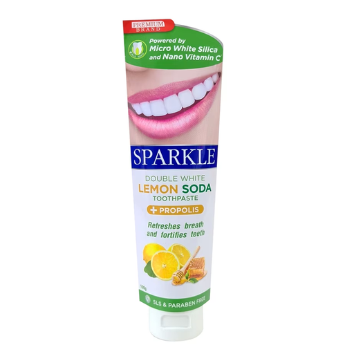 Sparkle Double White Lemon Soda Toothpaste 100G