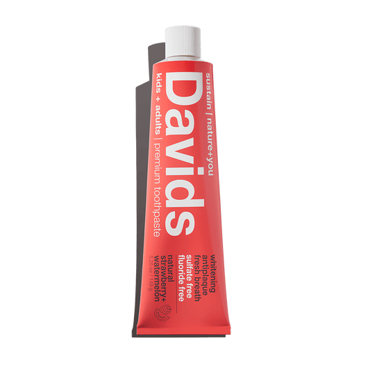 Davids Premium Toothpaste Whitening Antiplaque / Natural Strawberry + Watermelon 149G
