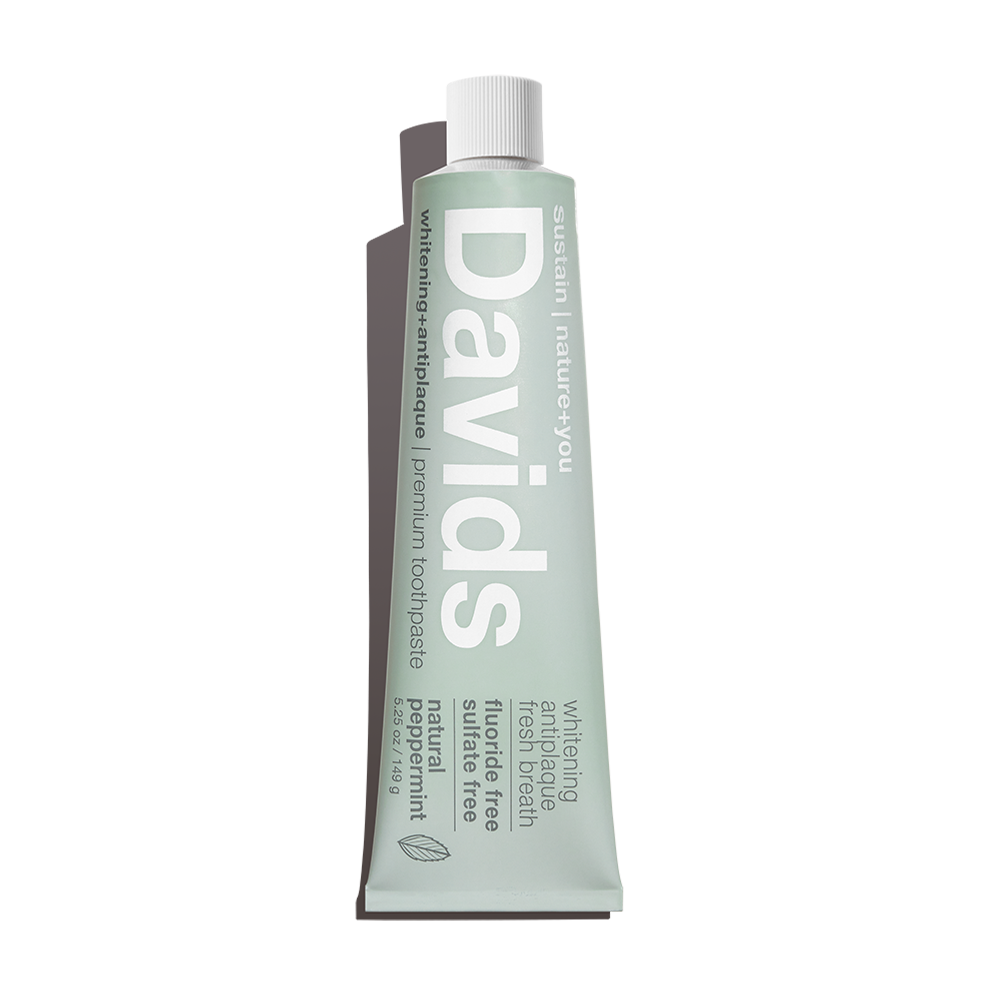 Davids Premium Toothpaste Whitening Antiplaque / Natural Peppermint 149G